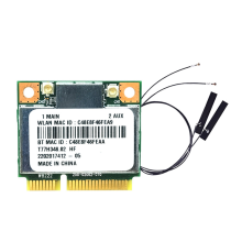 AR5B22 AR9462 WiFi Card+Internal Antennas 300Mbps 2.4G/5G Dual Band BT4.0 Mini PCl-E Adapter for Windows7/8/10