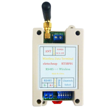 DC 12V 24V Din Rail DIP Switch RS485 Wireless Transceiver 20DBM -121dBm UART Transmitter and Receiver Modbus RTU Module