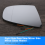 Right Side Rear View Mirror Glass Heated + Adjustment for X5 E70 2007-2013 X6 E71 E72 2008-2014 7