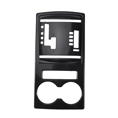 2PCS for 2007-2019 Car Central Control Gear Shift Panel Cover Water Cup Holder Trim Frame Accessories