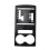 2PCS for 2007-2019 Car Central Control Gear Shift Panel Cover Water Cup Holder Trim Frame Accessories 8