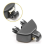Car Sun Visor Clip Plastic Hook Retainer for A6 6R0857561 Black 6