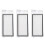 3Pcs for EVE Plus Robot Vacuum Cleaner Filter Home Accessories 8