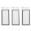3Pcs for EVE Plus Robot Vacuum Cleaner Filter Home Accessories 3