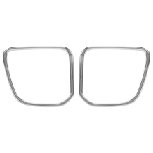 2PCS Stainless Steel Drinking Cup Holder Ring Trim Dashboard Storage Box for Freed GB5/6/7/8 2016+