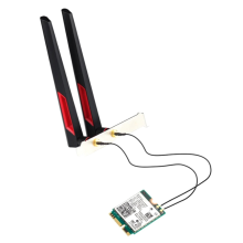 For BE200 WiFi 7 M.2 Card Bluetooth 5.4 BE200NGW 2.4G/5G/6GHz Wireless Adapter Network with Antennas(10Dbi)