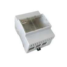 For 5 Case DIN Rail Shell ABS Large Inner Space Clear Top Electric Box for RPi Pi