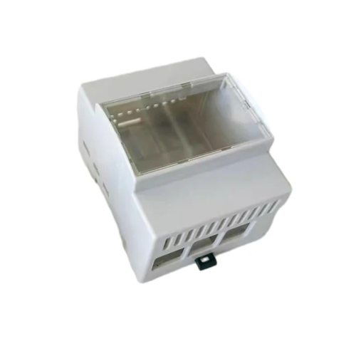 For 5 Case DIN Rail Shell ABS Large Inner Space Clear Top Electric Box for RPi Pi