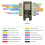 ESP32-C6 Development Board WiFi6 Bluetooth 5 Zigbee Thread 160MHz Single Core Processor ESP32-C6-WROOM-1-N8 Module(A) 4