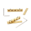 Electric Guitar Brass Nut 42mm Height Adjustable Roller 6 String Replacement Parts 5