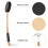 Back Lotion Applicator with Long Handle and 1 Replaceable Pads, Ideal for Young People the Elderly-Black. 4