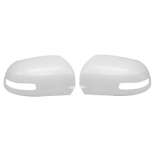 Car Door Side Rear View Mirror Cover Shell for 2013-2018 Paint Cap White