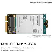 Adapter Card MPCIE to KEY-B Expansion Slot MINIPCI-E M.2 NGFF NIC WIFI Interface M A