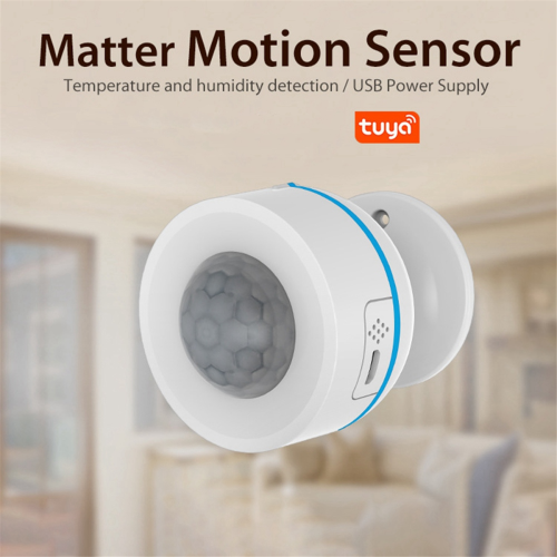 Tuya Matter Thread PIR Motion Detector Wireless Human Body Infrared Work with