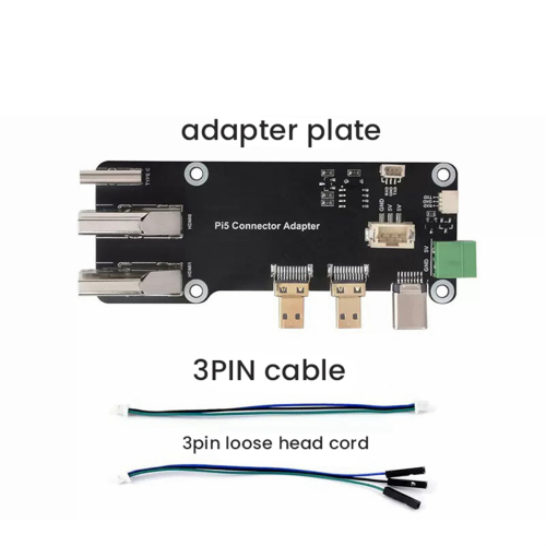 For 5/4B Micro--Compatible to HD Adapter Board Support Dual 4K Outputs Expansion 2