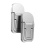 2Pcs Portable Laptop Stand Computer Riser Lift Self-Adhesive Foldable Notebook Adjustable Height Silver 1