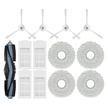 For Floor 3 Station Robot Vacuum Cleaner Spare Parts Accessories Main Side Brush Mop Rag Cloth