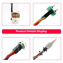 4pcs for Sop8 Soic8 Wson Chip Download Burn Write Probe Spring Needle Flash Eeprom Burner Cable