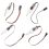 4pcs for Sop8 Soic8 Wson Chip Download Burn Write Probe Spring Needle Flash Eeprom Burner Cable 7