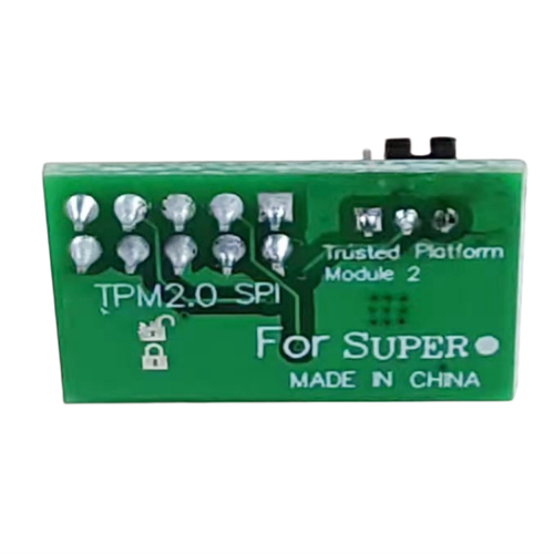 For -AOM-TPM-9670V-S Vertical TPM 2.0 9-Pin 2
