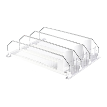 Drink Organizer for Fridge-White Automatic Pusher Glide,Soda Dispenser Fridge-Holds Up to 15 Cans