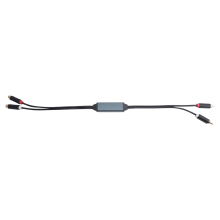 3.5mm Audio Isolator Common Ground Aux Noise Reduction Filter with 2/2 Cable for DVD TV Player