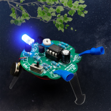LED Breathing Light Soldering DIY Kit Simulated Firefly Flashing Robot Photosensitive Sensor Mobile Part