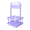4 Holes Foldable Plastic Beverage Carrier,Reusable Drink Holder with Handle Portable Light 1