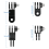 Adjustable Extension Arm Straight Joint Adapter Kit,Same and Vertical Direction Joints Connector for Action Camera 6