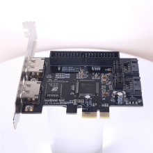 IDE PCI E Adapter Card To 2.0 + ESATA X2 Combo Converter Controller