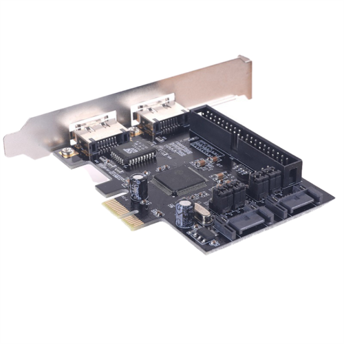 IDE PCI E Adapter Card To 2.0 + ESATA X2 Combo Converter Controller 2