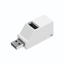 USB 3.0 HUB Adapter Extender Mini Splitter Box 3 Ports for PC Laptop Mobile Phone High Speed U Disk Reader,Black