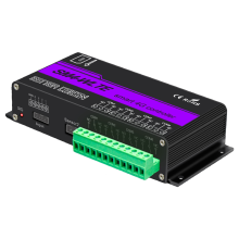 SM4-WLTE 4G Wireless GSM SMS Remote ON/OFF Switch Controller 4 Relays APP Control Temperature Sensor-EU Plug