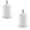 2 Pcs 600Ml Plastic Hvlp Paint Cup Pot for Sprayer Connector Jet 8