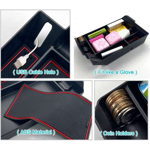 Center Console Organizer for 2021 2022 XL40 Armrest Insert Secondary Storage Box Tray Accessories B