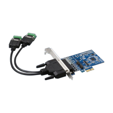 PCI-E to RS485/422 Expansion Card Industrial-Grade Serial Converter with Voltage Suppression Protector,2 Ports