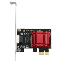 2.5G PCI-E to RJ45 Network Card Wifi Receiver Gigabit Diskless Ethernet 2500Mbps 2.5Gbps for PC