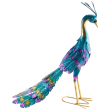 Multicolor Metallic Statue Outdoor Garden, Patio, Deck, Porch-Yard Art Decoration
