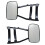 Universal Clip-on Towing Mirrors Extended for 360 Rotation Adjustable Mirror, Black 2PCS 8