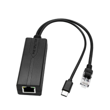 100M 48V to 5V 2.4A POE Splitter Standard Isolated Type-C Power Supply Module