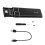 Nvme Adapter M2 SSD Enclosure USB 3.1 Type-C External Protocol M and for Supports Ethernet Keys Graphics Black 6