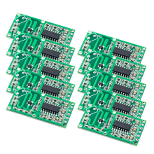 10pcs RCWL-0516 Microwave Radar Sensor Switch Board RCWL 0516 Human Body Induction Intelligent Module 12m