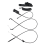 4Pcs/Set Car Front Center Rear Hood Release Cable Kit with Handle Bracket Assembly for E65 E66 7