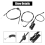 4Pcs/Set Car Front Center Rear Hood Release Cable Kit with Handle Bracket Assembly for E65 E66 4