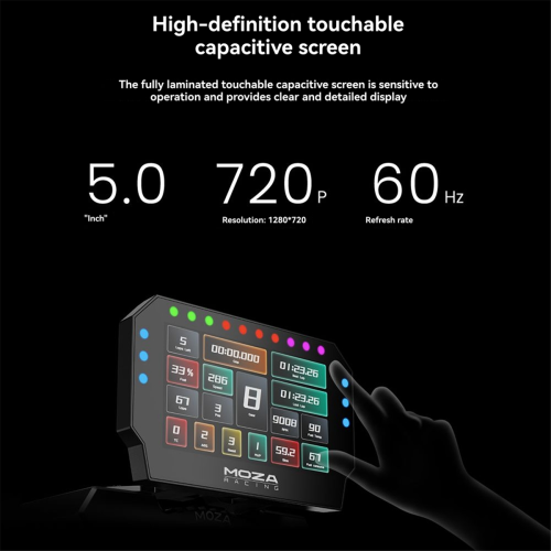 CM2 HD Racing Simulator Instrument Dash Works with All Bases Customizable Dashboard UI System 720P Touchscreen 2