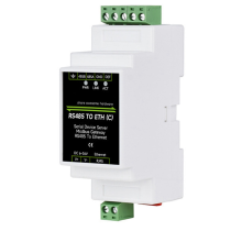 Industrial Isolated RS485 to ETH (C) RJ45 Converter Wall/Rail-Mount for Modbus Reliable Data Communication