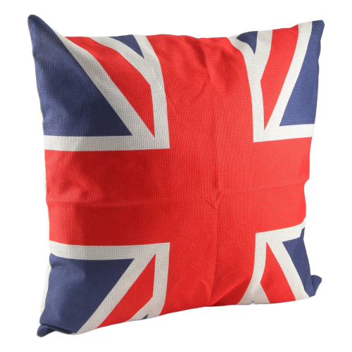British Vintage Style Union Jack Flag Throw Pillow Case, Pillowcase 1