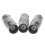 10Pcs BNC Female To CCTV Security Camera Adapter Straight Connector for System Silver 5