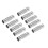 10Pcs BNC Female To CCTV Security Camera Adapter Straight Connector for System Silver 3
