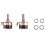 2Pcs 500K Ohm Single Linear Taper Potentiometers with on/off Switch 8